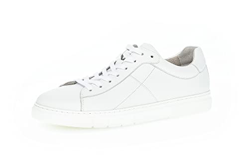 Pius Gabor Herren Sneaker Low,Halbschuhe,zertifiziertes Leder,Wechselfußbett,straßenschuhe,Strassenschuhe,Sportschuhe,White,42.5 EU / 8.5 UK von Pius Gabor