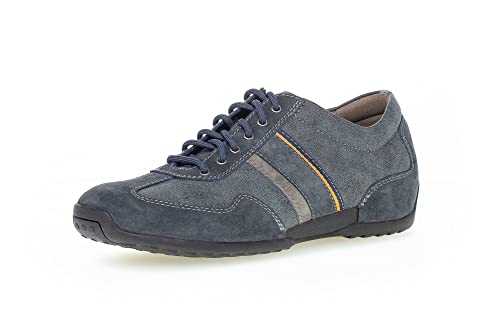 Pius Gabor Herren Sneaker Low,Halbschuhe,zertifiziertes Leder,Wechselfußbett,Turnschuhe,Laufschuhe,schnürschuhe,schnürer,Indigo,42 EU / 8 UK von Pius Gabor