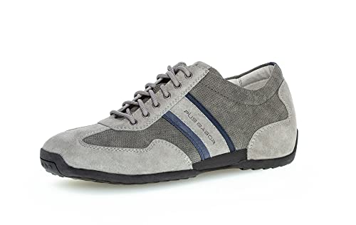 Pius Gabor Herren Sneaker Low,Halbschuhe,Wechselfußbett,zertifiziertes Leder,Freizeitschuhe,Turnschuhe,Midgrey/dk.Grey/Fjord,43 EU / 9 UK von Pius Gabor