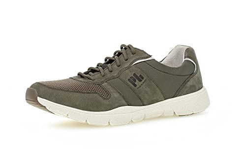 Pius Gabor Herren Sneaker Low,Halbschuhe,Wechselfußbett,zertifiziertes Leder,Turnschuhe,Laufschuhe,schnürschuhe,schnürer,Olive,44 EU / 9.5 UK von Pius Gabor