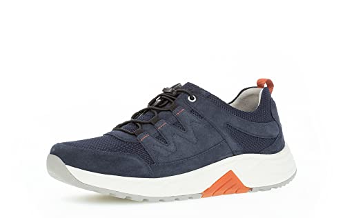 Pius Gabor Herren Sneaker Low, Männer Halbschuhe,Wechselfußbett,Sportschuhe,Freizeitschuhe,Turnschuhe,Laufschuhe,Marine (orange),44.5 EU / 10 UK von Pius Gabor