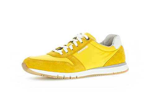 Pius Gabor Herren Sneaker Low,Halbschuhe,Wechselfußbett,zertifiziertes Leder,Superflex Sohle,Kork-Zwischensohle,Laufschuhe,Yellow,43 EU / 9 UK von Pius Gabor