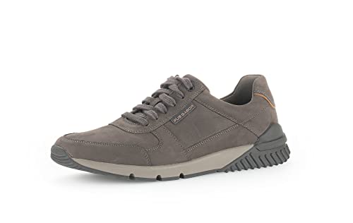 Pius Gabor Herren Sneaker Low,Halbschuhe,zertifiziertes Leder,Wechselfußbett,Superflex Sohle,Strassenschuhe,Sportschuhe,Grey,44 EU / 9.5 UK von Pius Gabor