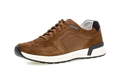 Pius Gabor Herren Sneaker Low,Halbschuhe,Wechselfußbett,zertifiziertes Leder,Strassenschuhe,Sportschuhe,Freizeitschuhe,Timber,44.5 EU / 10 UK von Pius Gabor