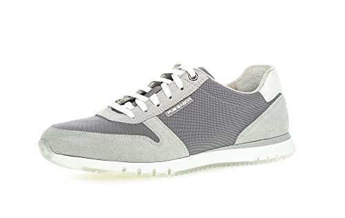 Pius Gabor Herren Sneaker Low,Halbschuhe,Wechselfußbett,zertifiziertes Leder,Superflex Sohle,Kork-Zwischensohle,lt.Grey/ash,44 EU / 9.5 UK von Gabor