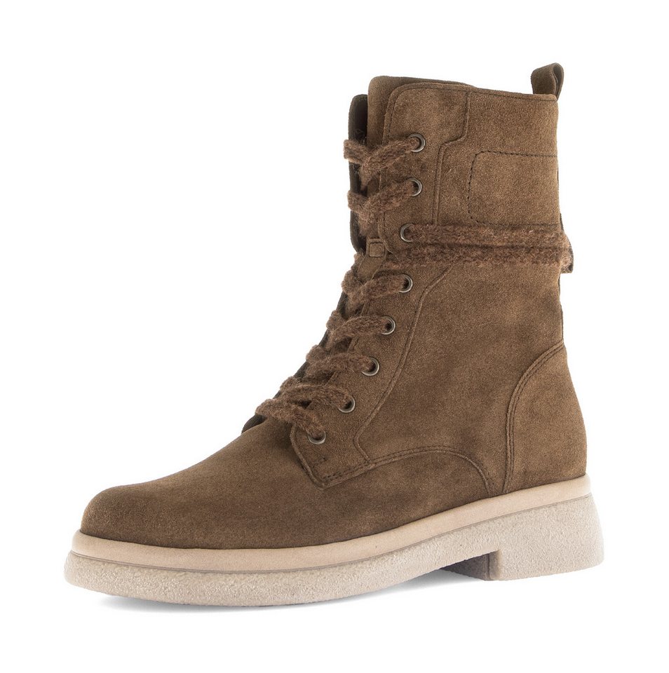 Gabor Schnürboots, Blockabsatz, Schnürstiefelette mit Innenreißverschluss, G-Weite von Gabor