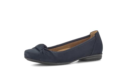 Gabor Damen Klassische Ballerinas, Frauen Flats,Leichte Mehrweite (G),klassisch elegant,nightblue,38 EU / 5 UK von Gabor