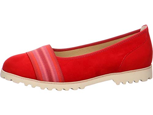 Gabor Shoes Damen Gabor Casual Geschlossene Ballerinas, Rot (Cherry Kombi 15), 40.5 EU von Gabor