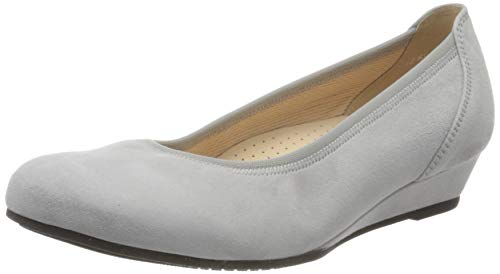 Gabor Shoes Damen Comfort Sport Geschlossene Ballerinas, Grau (Light Grey 40) von Gabor