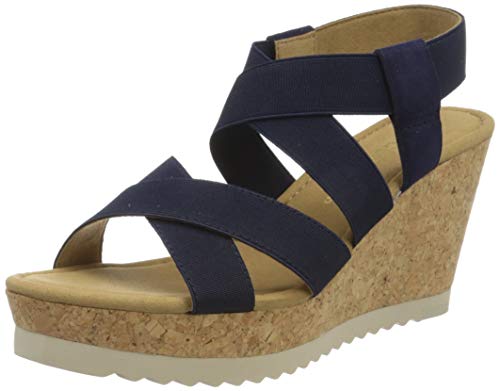 Gabor Shoes Damen Gabor Basic' Riemchensandalen, Blau (Bluette 16) von Gabor
