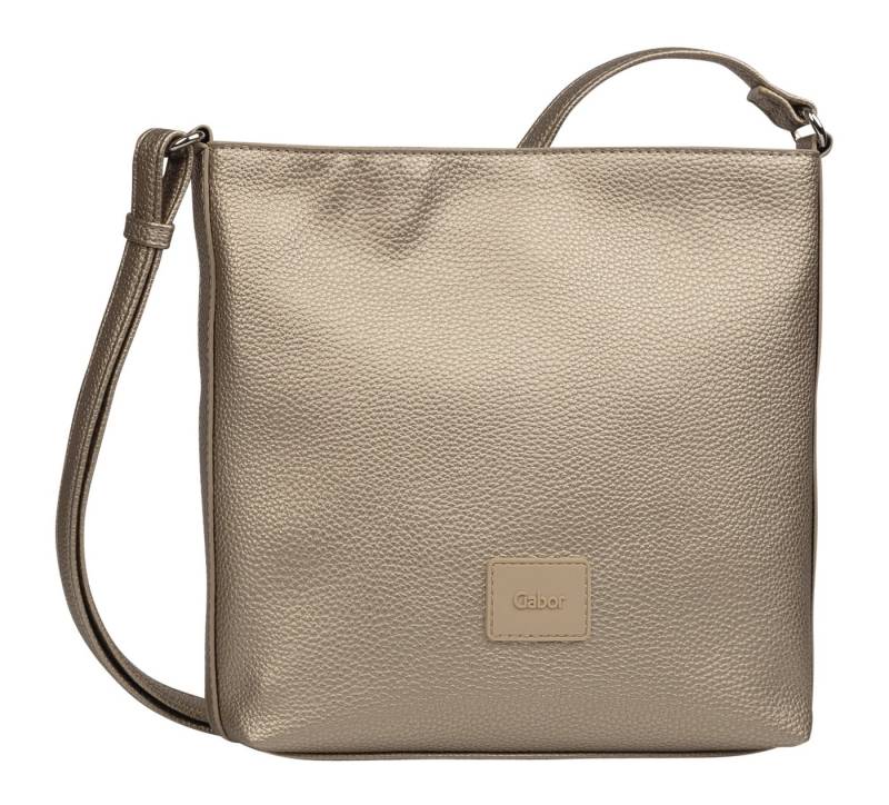 Gabor Umhängetasche Elfie, aus fein genarbtem, glattem Kunstleder und mit einem Logo Rubber Patch von Gabor