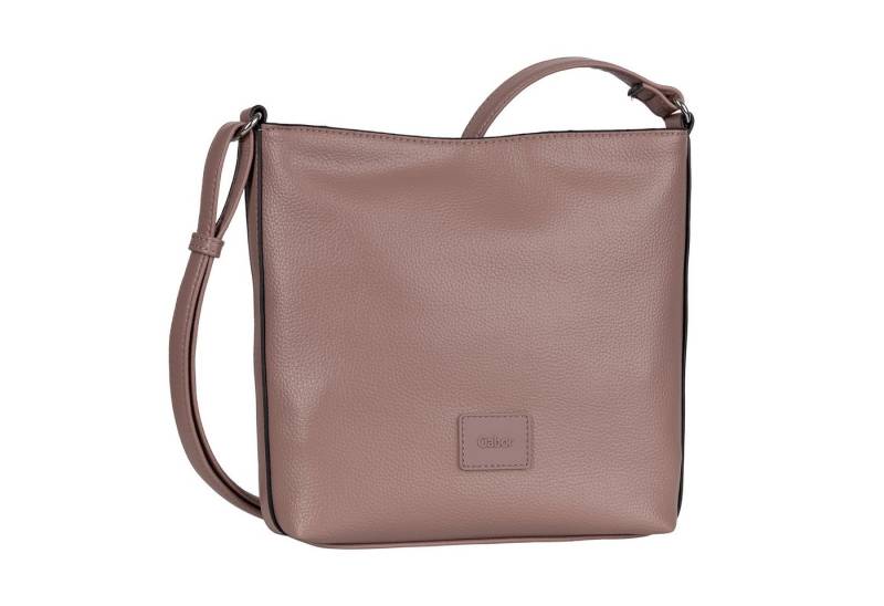 Gabor Umhängetasche Elfie, aus fein genarbtem, glattem Kunstleder und mit einem Logo Rubber Patch von Gabor