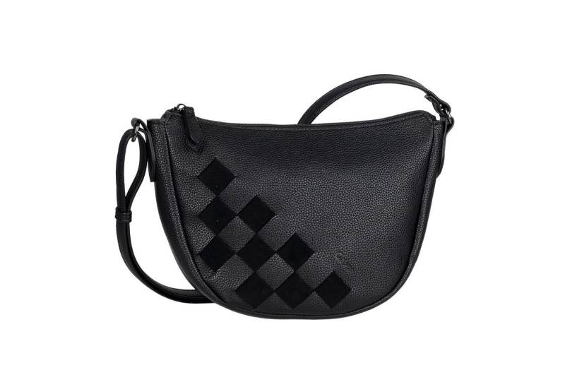 Gabor Umhängetasche Granada Structure, eingewebete einzigartige Streifen aus Velourslederimitat von Gabor