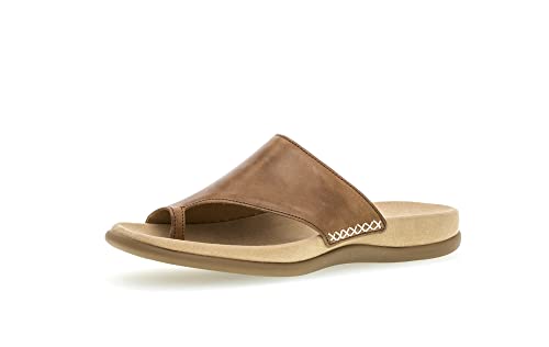 Gabor Damen Pantoletten, Frauen Slipper,Best Fitting,Zehentrenner,Schlupfschuhe,schluepfschuhe,Slides,Slip-ons,Gartenschuhe,Peanut,36 EU / 3.5 UK von Gabor