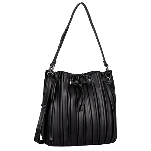 Gabor bags , IMANI, Damen, Schultertasche (Beutel), one size, schwarz, 34x15x26cm von Gabor