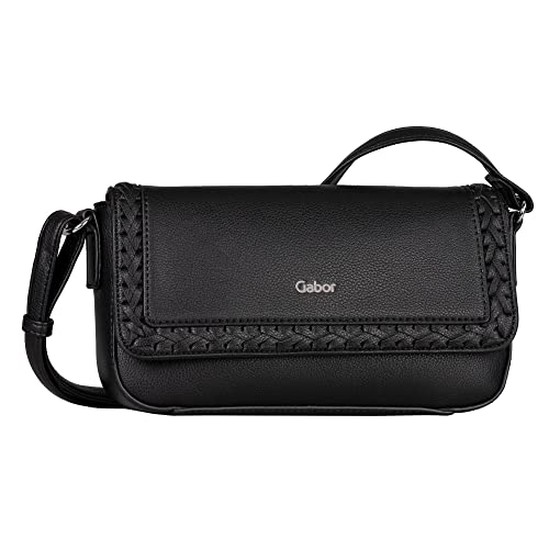 Gabor bags , JOLENE, Damen, Umhängetasche, one size, schwarz, 25,5x7x14,5cm von Gabor