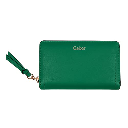 Gabor bags , MALIN WALLETS, Damen, Reißverschluss Geldbörse, M, grün, 16,3x2,5x10cm von Gabor