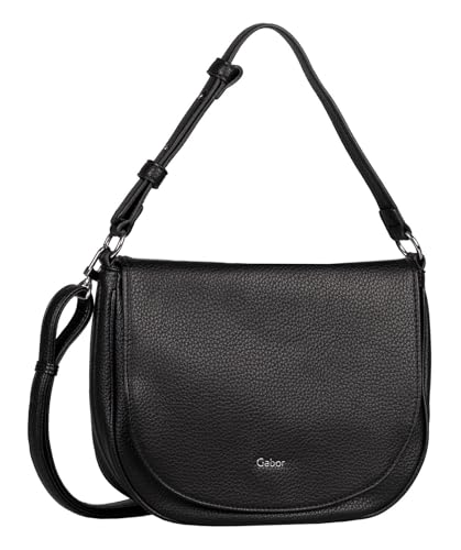 Gabor bags Alira Damen Hobo Bag Schultertasche Mittelgroß Schwarz von Gabor