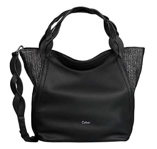 Gabor bags CARLOTTA Damen Shopper L, black, 38x12x31 von Gabor