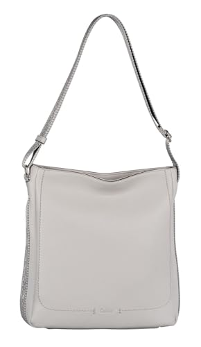 Gabor bags Aileen Damen Hobo Bag Schultertasche Mittelgroß Grau von Gabor
