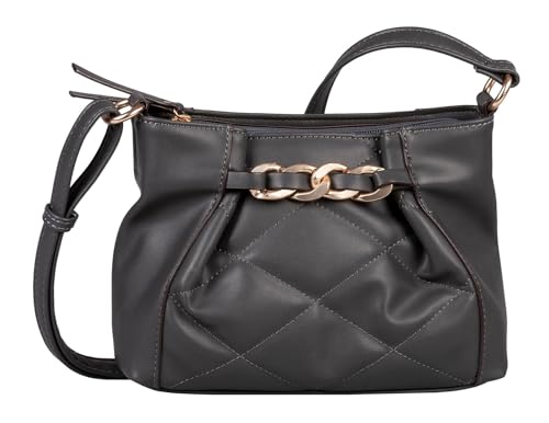 Gabor bags Charlotte Damen Umhängetasche Crossbody Bag Klein Grau von Gabor