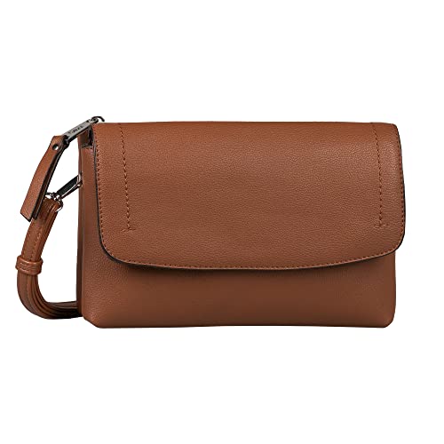 Gabor bags Elissa Damen Umhängetasche Umschlagtasche Klein Cognac Braun von Gabor