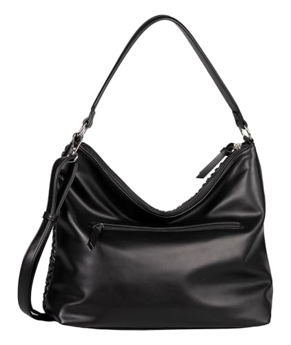 Gabor bags Katie Damen Hobo Bag Schultertasche Mittelgroß Schwarz von Gabor