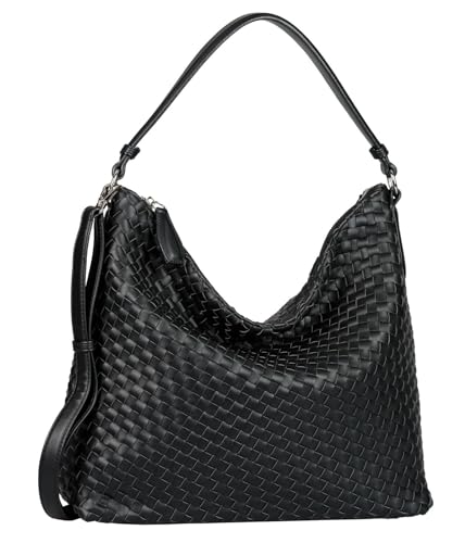 Gabor bags Emilia Damen Hobo Bag Schultertasche Groß Schwarz von Gabor