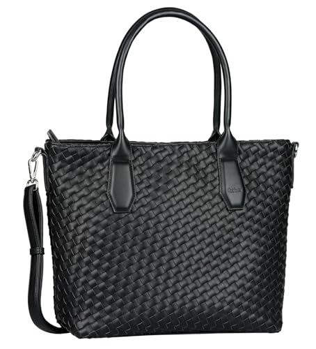 Gabor bags Emilia Damen Shopper Umhängetasche Reißverschluss Mittelgroß Schwarz von Gabor