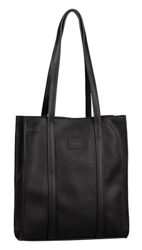 Gabor bags Elfie Damen Shopper Umhängetasche Reißverschluss Mittelgroß Schwarz von Gabor