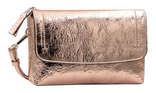 Gabor bags Elissa metallic Damen Umschlagtasche Umhängetasche Klein Rosa von Gabor