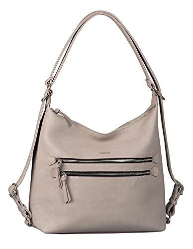 Gabor bags GEMMA Damen Schultertasche one size, light grey, 33x12,5x29 von Gabor