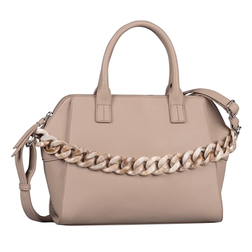 Gabor bags Ilona Damen Shopper Umhängetasche Reißverschluss Mittelgroß Beige von Gabor