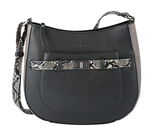 Gabor bags JANNA Damen Schultertasche one size, mixed black, 31x8x26,5 von Gabor