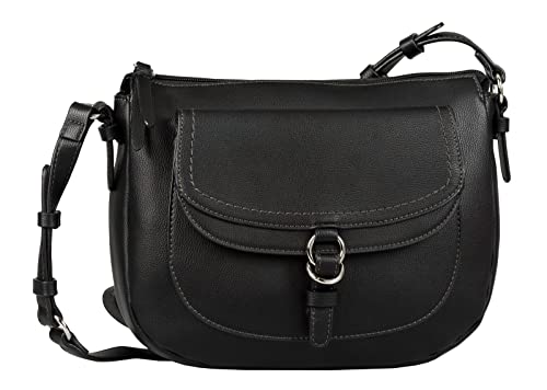 Gabor bags LEONA Damen Umhängetasche M, black, 28x7x22 von Gabor