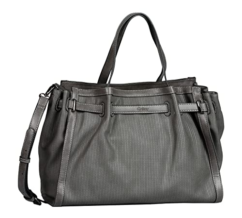 Gabor bags LEVANNA Damen Tragetasche L, dark grey, 38x16x26,5 von Gabor