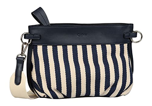 Gabor bags LORENA Damen Umhängetasche M, stripes blue, 27x10x21 von Gabor