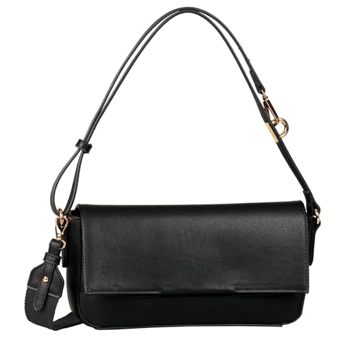 Gabor bags LUCIA Damen Umhängetasche one size, black, 25x7x13 von Gabor