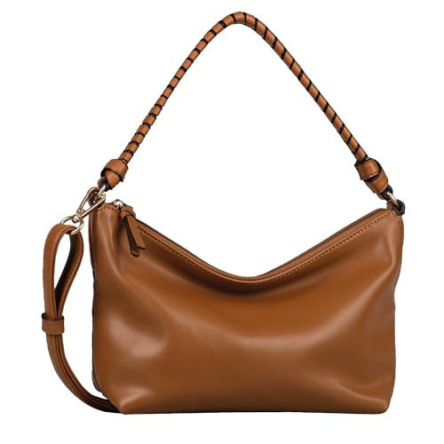 Gabor bags Lela Damen Hobo Bag Schultertasche Mittelgroß Braun von Gabor