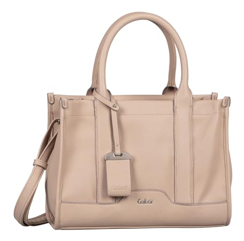 Gabor bags Marga Damen Shopper Umhängetasche Reißverschluss Mittelgroß Beige von Gabor