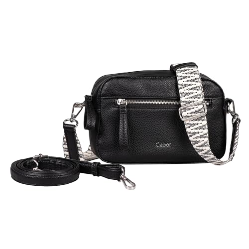 Gabor bags Silena Damen Umhängetasche Crossbody Bag Klein Schwarz von Gabor