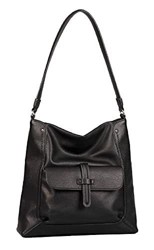 Gabor bags TABEA Damen Schultertasche one size, black, 32,5x9x29 von Gabor