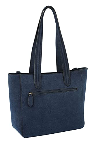 Gabor bags VIVIANA Damen Shopper M, dark blue, 37x13x26,5 von Gabor