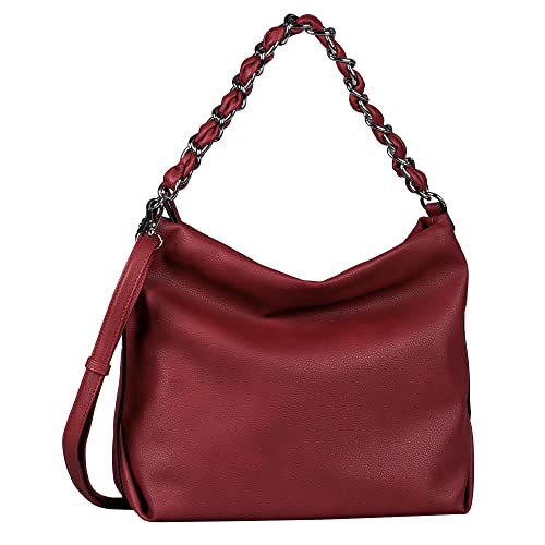 Gabor bags Valentine Damen Hobo Bag Schultertasche Mittelgroß Rot von Gabor