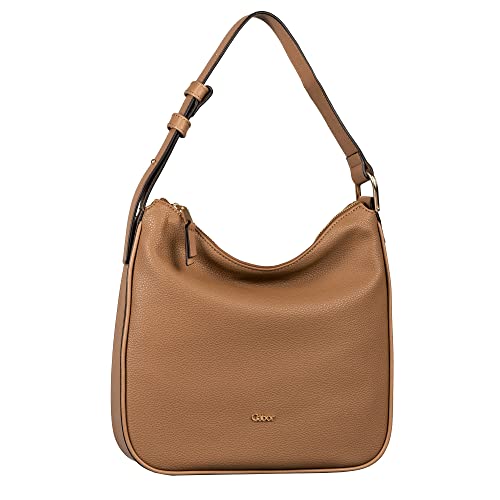 Gabor bags Valerie Damen Hobo Bag Schultertasche Groß Braun von camel active