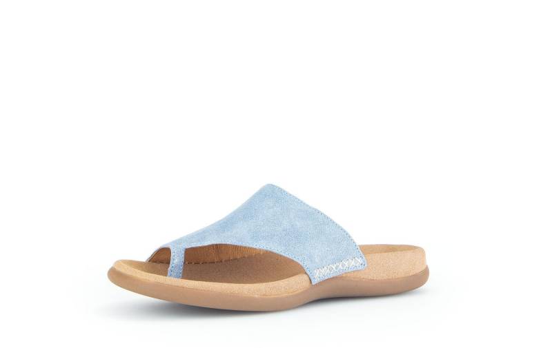Pantoletten aquamarin - Gr. - 37 von Gabor