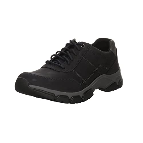 Pius Gabor Herren Schnürhalbschuhe Schnürschuh Glattleder Freizeit Elegant Schuhe Uni Nubuk-Leder dunkel-blau sportliche bequem von Gabor