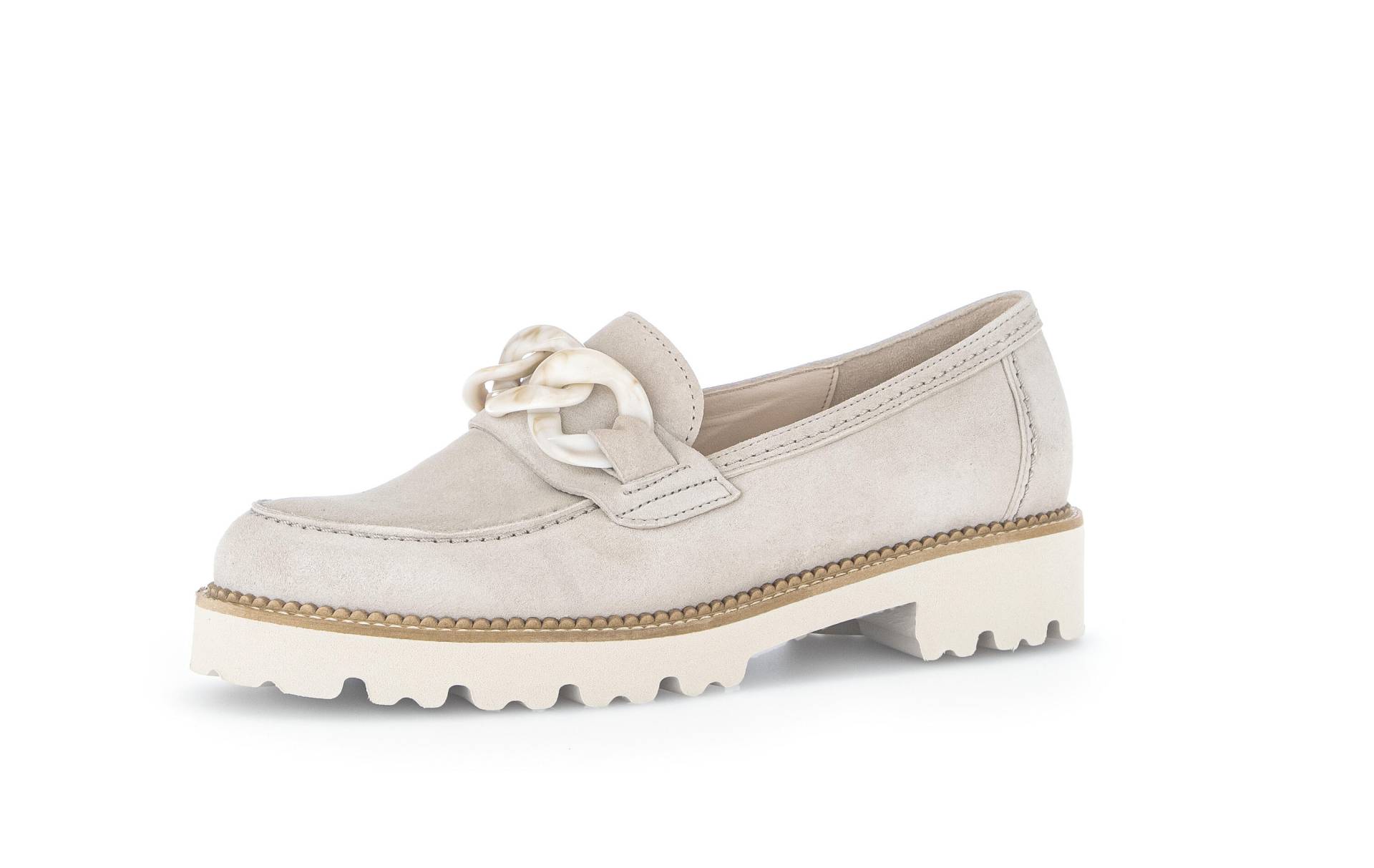 Gabor Damenschuhe Slipper / Trotteur beige beige - Gr. - 40.5 EU | 7 UK von Gabor