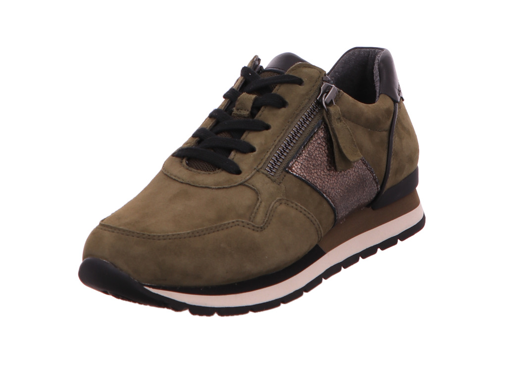 Freizeit Schnürer khaki 76.364 38 von Gabor