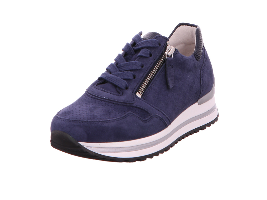 male Freizeit Schnürer blau Gabor Comfort Sneaker low 46.528.26 b... 42 von Gabor